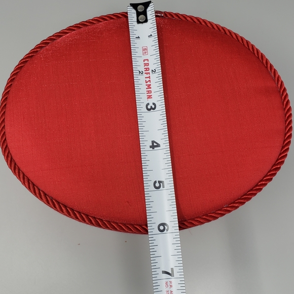 Oval-Shaped Red Storage Box - Picture 13 of 15